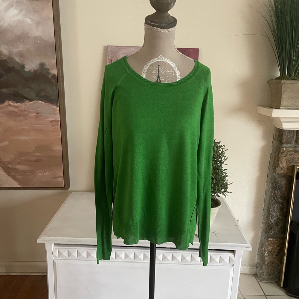 Zara Green Crew Neck Sweater